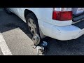 2001 Subaru Forester Front Brake Pad and Rotor Replacement 