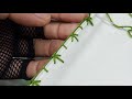 Very Eazy border lace hand embroidery tutorial for beginners
