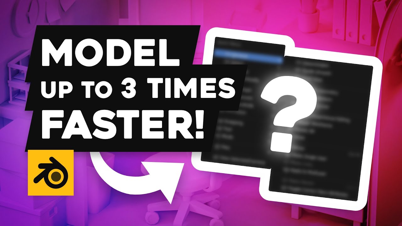 How To Speed Up Modeling In Blender (Quick Menu Addon) - YouTube