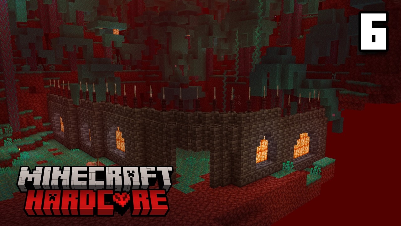 Fortyfing The Nether - Hardcore Minecraft Ep 6 - YouTube