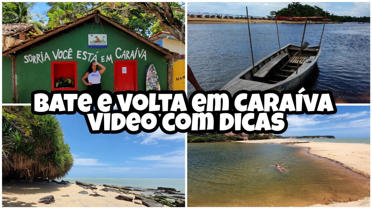 Arraial d'ajuda para Caraíva - BATE E VOLTA