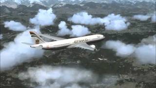 FSX Abu Dhabi(OMAA)-Kathmandou(VNKT) Etihad A330
