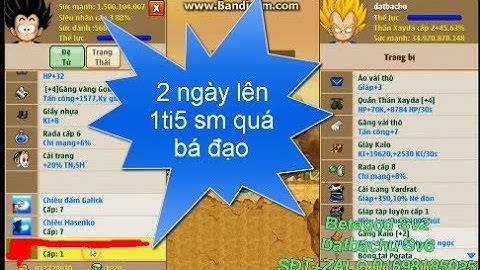Ngoc rồng online | Mở skill 3 đệ tử nick datbachu | Thủ thuật ngọc rồng là đây !