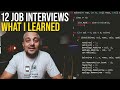 8 things I learned from a dozen technical interviews