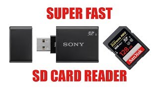 Super Fast UHS-II SD Memory Card Reader Review