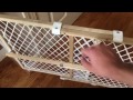 DIY Self Closing Spring Loaded Pet Baby Gate DIY Self Closing Spring Loaded Pet Baby Gate
