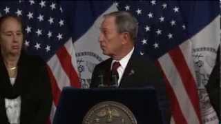 Mayor Bloomberg Presides Over a Bill Signing Ceremony