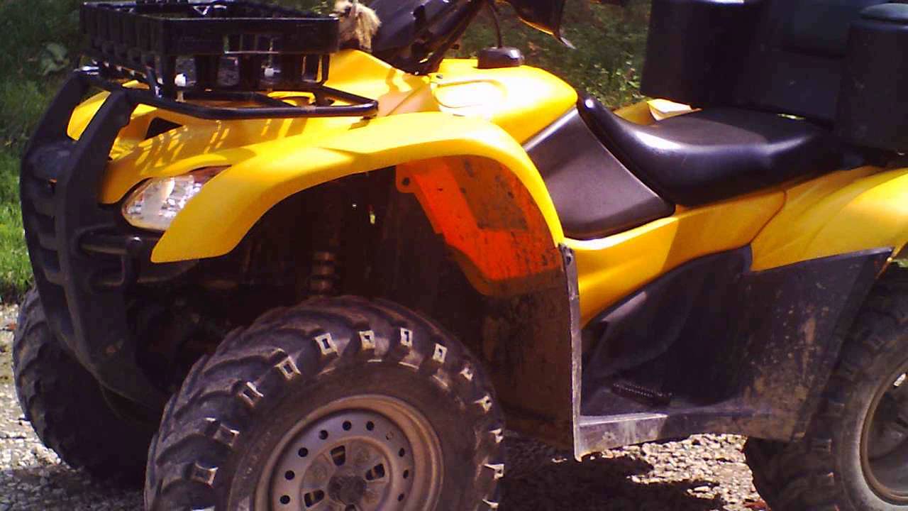 A review of my Honda Rancher 420 - YouTube