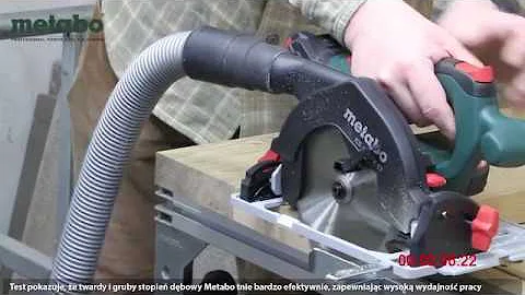 TEST AKUMULATOROWEJ PILARKI TARCZOWEJ METABO KSA 18 LTX 57