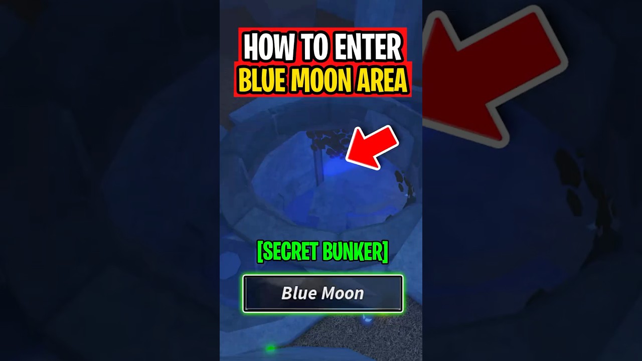 Как попасть в секретный бункер Blue Moon в Fisch