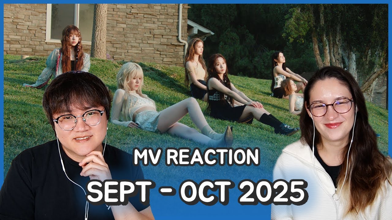 Trilingual 🇺🇸🇰🇷🇯🇵  Couple's KPOP & JPOP MV REACTION MARATHON! (Sept - Oct 2025)