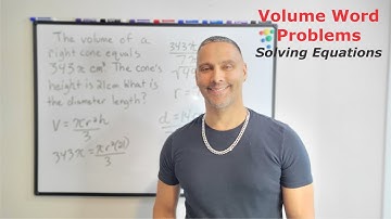 Cone Volume - Missing Diameter Length