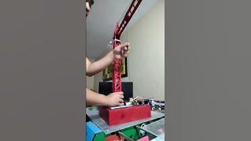 Evidencia del prototipo "Grúa torre industrial" controlada por Arduino. #ingenieria
