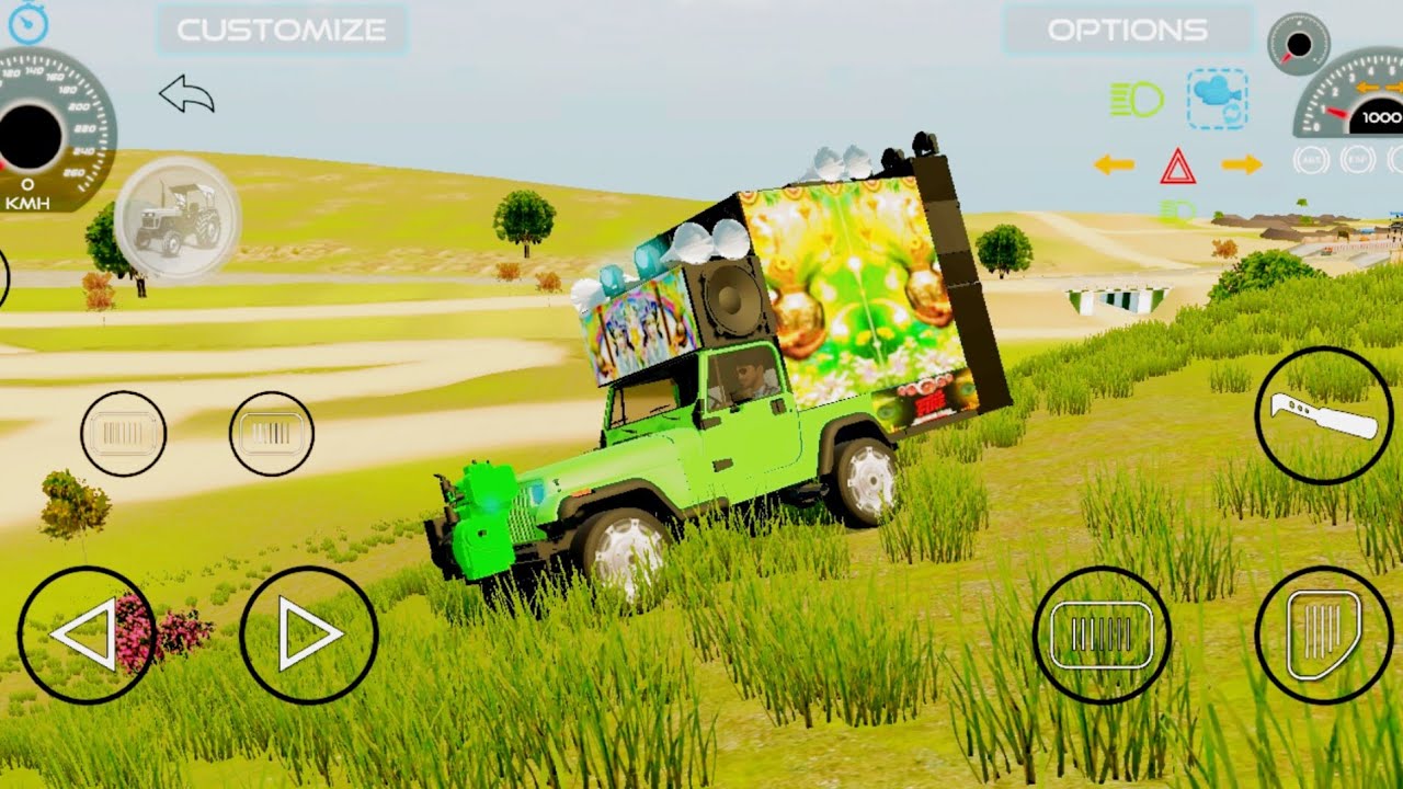 Indian vehicles simulator 3d game 😈Indian dj pickup Game Android 