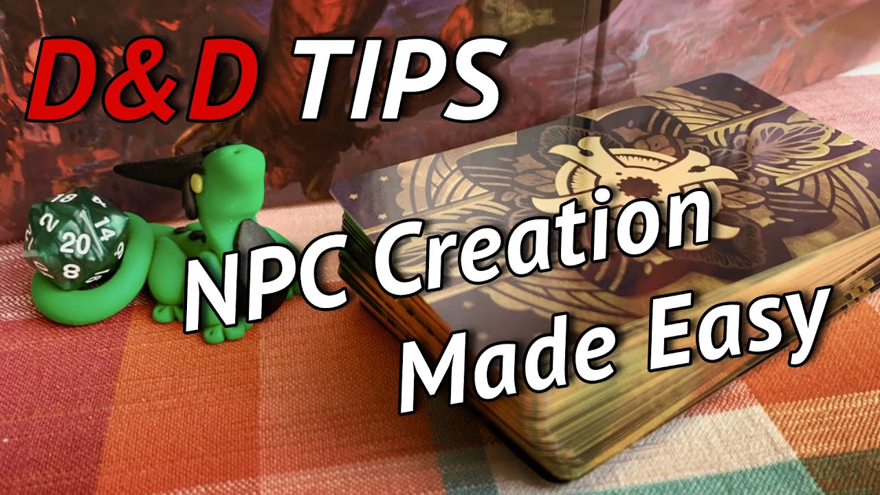 Creating NPCs with a Deck of Cards - DM Tutorial