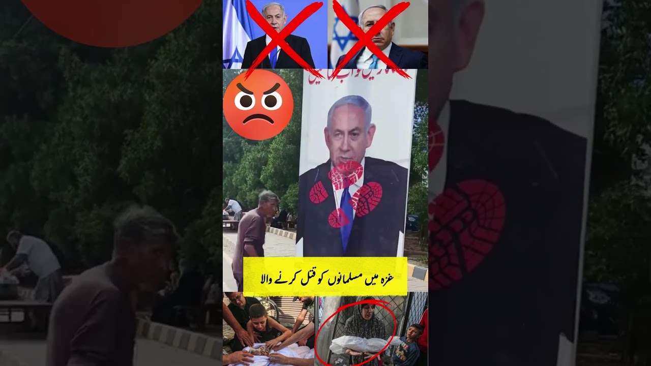 Jab Joota Bana Awaaz — Netanyahu Ki Tasveer Par Awam Ka Ihtijaj! 👟🕊️