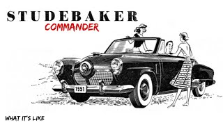 1951 Studebaker commander, bullet nose