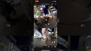 Insta360 Nano Sのマルチビュー撮影