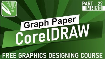 Make design using graph paper tool in Corel draw x7 | learn CorelDraw in Hindi