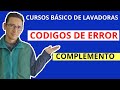 Curso de Lavadoras GRATIS (códigos de error ) complemento del vídeo # 9