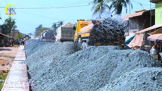 Best Heavy SDLG G9190F Motor Grader Pushing Gravel for Base Course Road Construction Technology by Map Machine HD 32,998 views 6 days ago 50 minutes