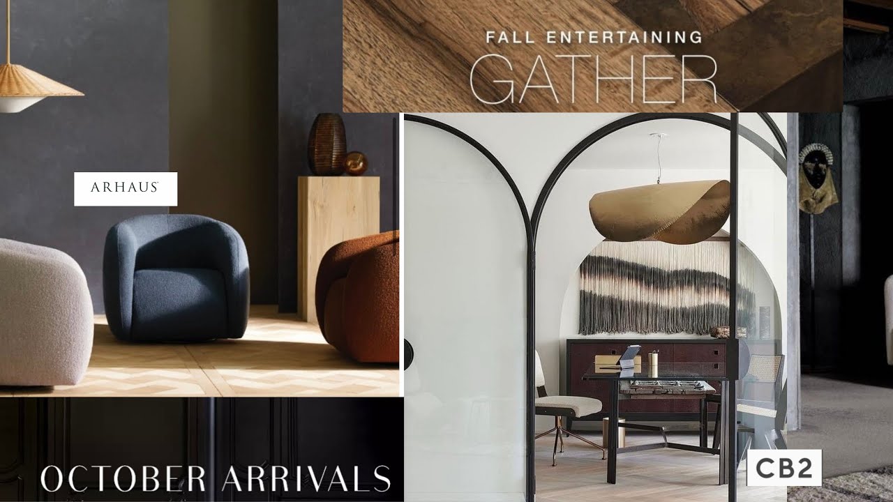 Vlogtober CB2 and ARHAUS FALL 2021 Walk through!!! YouTube