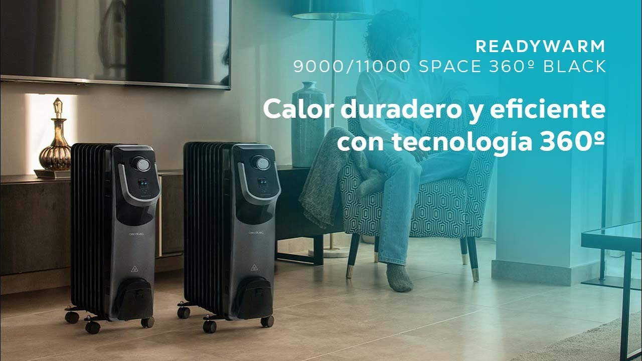 Cecotec Radiador Eléctrico de Aceite Ready Warm 7000 Touch. Bajo