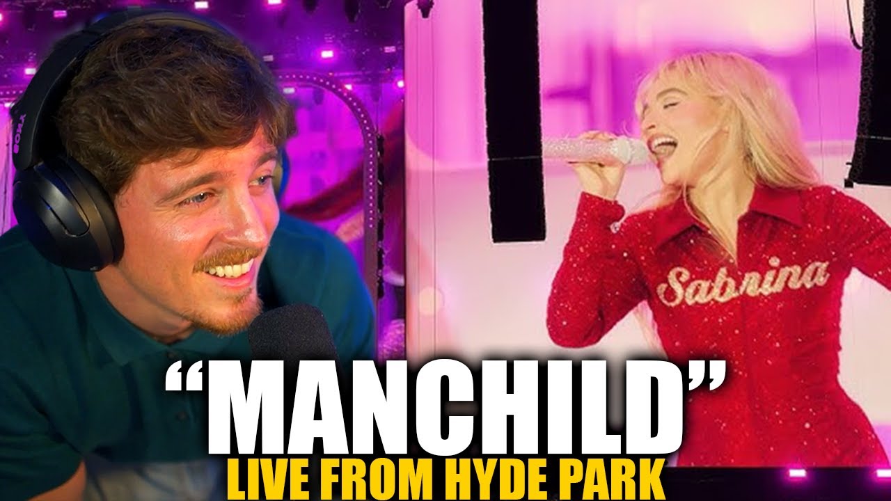 Manchild by Sabrina Carpenter live from Hyde Park (FIRST REACTION)