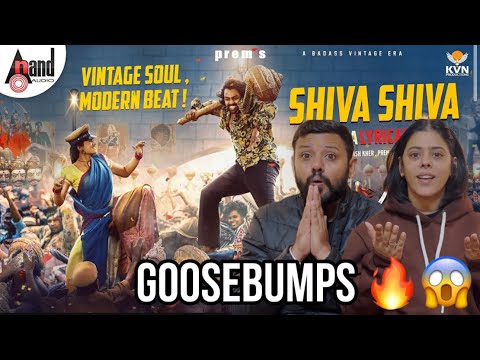 SHIVA SHIVA LYRICAL SONG HINDI REACTION | KD | KVN Production | Dhruva Sarja | Prem’s |