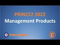 PRINCE2 2017 management products