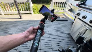 EUCOS 62 iPhone Portable Tripod is great for video creators