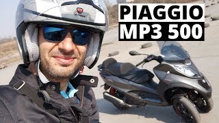 Piaggio MP3 500 - testuję największy skuter na kat. B