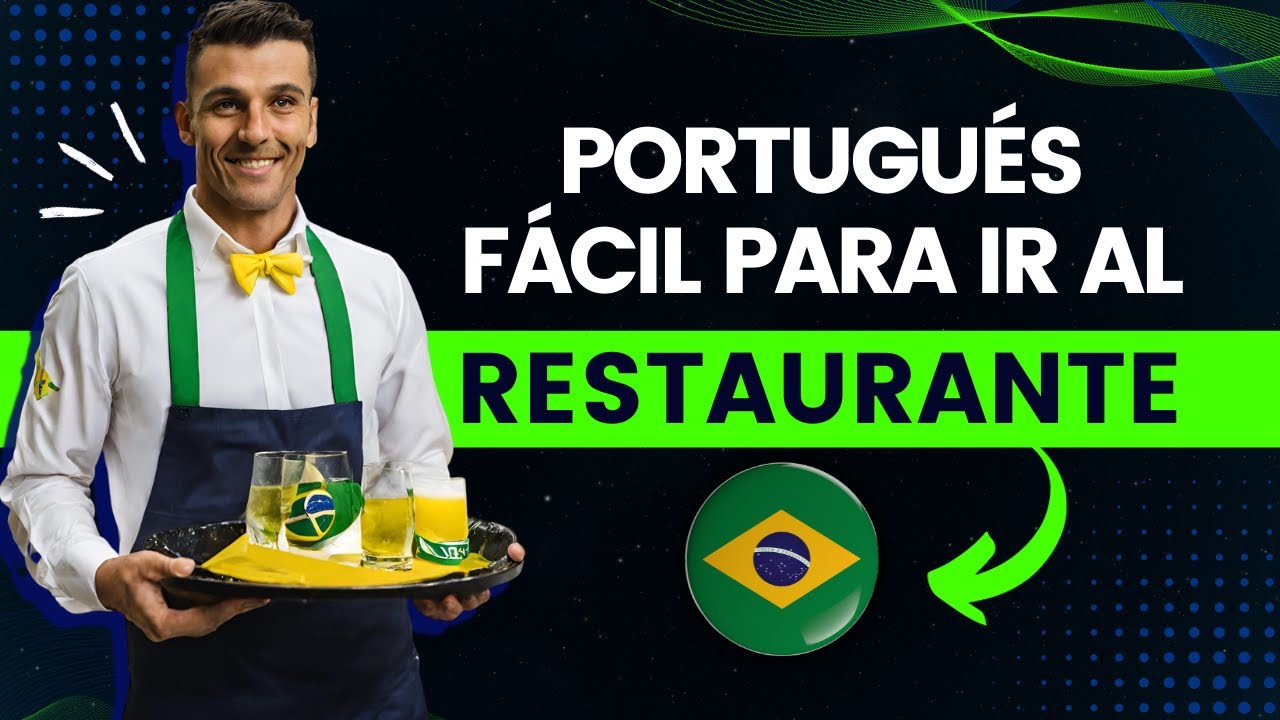 Como HABLAR PORTUGUÉS en RESTAURANTES 🥞🥓| Aprende el PORTUGUÉS que NECESITAS saber en RESTAURANTES 😋