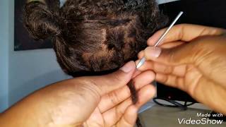 Instant locs tutorial: maintaining length without extensions!