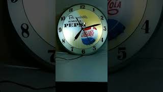 Original AP Pepsi Double Bubble Clock