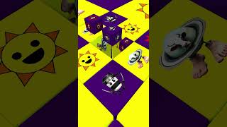 Sprunki & Italian Brainrot Face Cube Falling