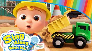construction site adventure dump truck song sing along me