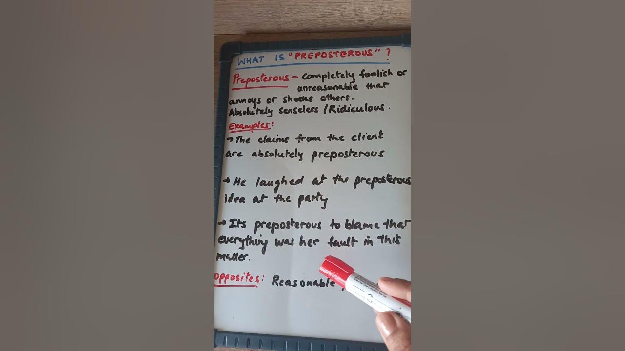 What s The Meaning Of Preposterous Preposterous viral daily english what-s-the-meaning-of-preposterous-preposterous-viral-daily-english