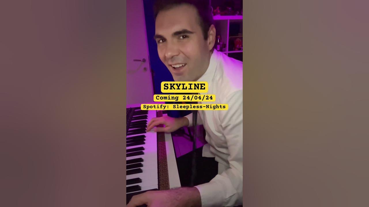 SKYLINE - Follow me on Spotify: Sleepless-Nights / #guitar #newsong #spotify #80smusic