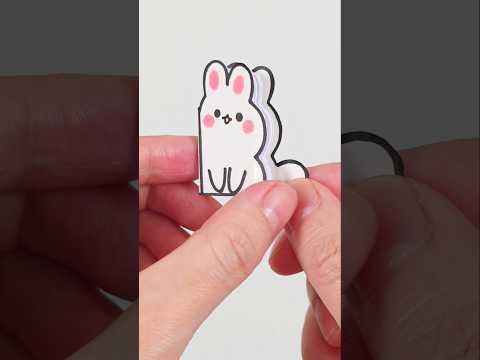토끼 미니노트 만들기 #rabbit  #paperdiy  #shorts #diy #종이놀이