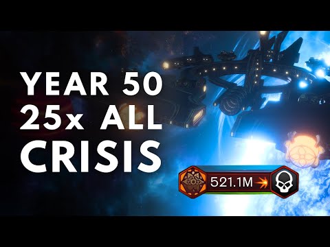 Video Stellaris Maginot Line Vs 25x ALL Crisis - 2250 Endgame - youtube