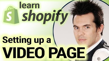 Create a Video Gallery Page - Shopify Store Tutorial
