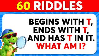 ONLY A GENIUS CAN SOLVE THESE RIDDLES 🧩 60 Tricky Mind Games 🧠 screenshot 1