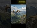 These Goats Are GRAVITY-DEFYING Athletes! 🐐🔥 #shorts