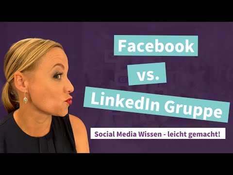 Facebook vs LinkedIn Gruppe