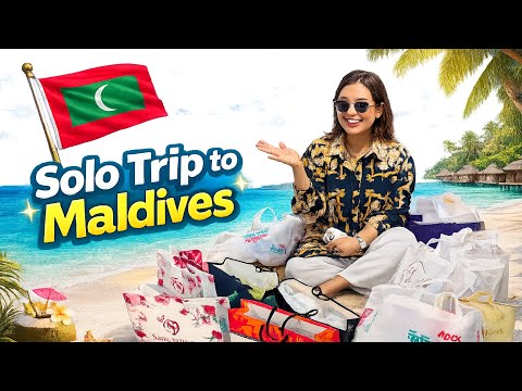 🌴 My First Ever Solo Trip to Maldives ✈️ | Everything I Shopped For! | Maldives Vlog Series Part 1
