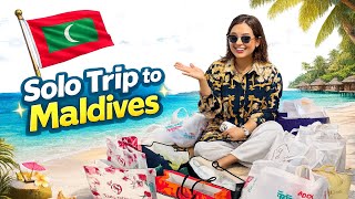 🌴 My First Ever Solo Trip to Maldives ✈️ | Everything I Shopped For! | Maldives Vlog Series Part 1