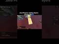 POV : Mobile Players:                                 #minecraft #mlgclutch #gaming #manhunt #dream