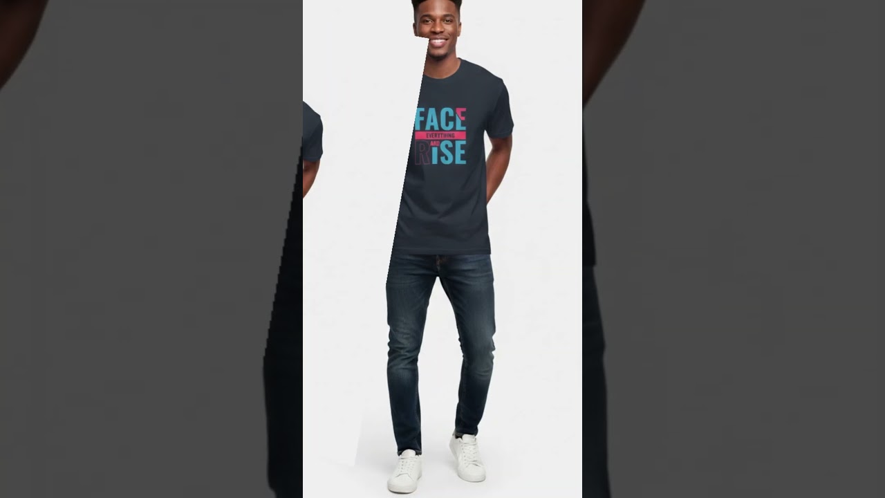 Classic Graphic T-Shirt  - FACE EVERYTHING AND RISE