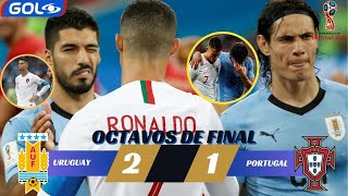 Uruguay vs Portugal 2-1 Resumen Extendido HD 🏆 Copa del Mundo Rusia 2018 | GOL CARACOL